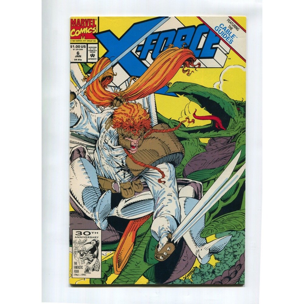 X-Force #6 1st App Phantazia and Thornn Marvel Comic 1992